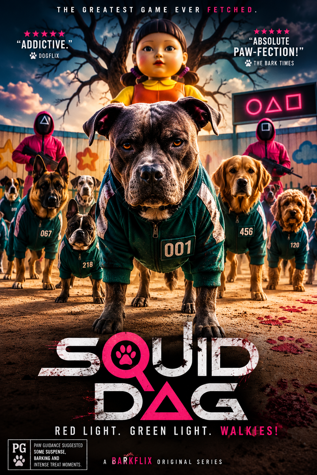 Squid Dag – Personalised Pet Movie Poster