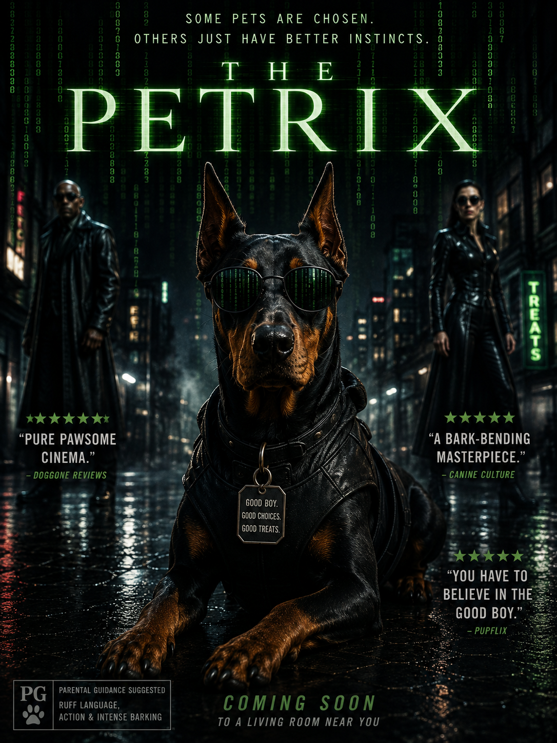 The Petrix – Personalised Pet Movie Poster