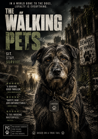 The Walking Pets – Personalised Pet Movie Poster