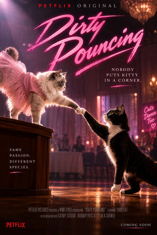 Dirty Pouncing – Personalised Cat Movie Poster