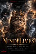 Nine Lives personalised cat movie poster